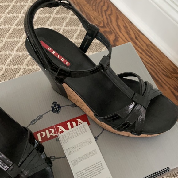 Prada wedge sandals - Picture 2 of 6